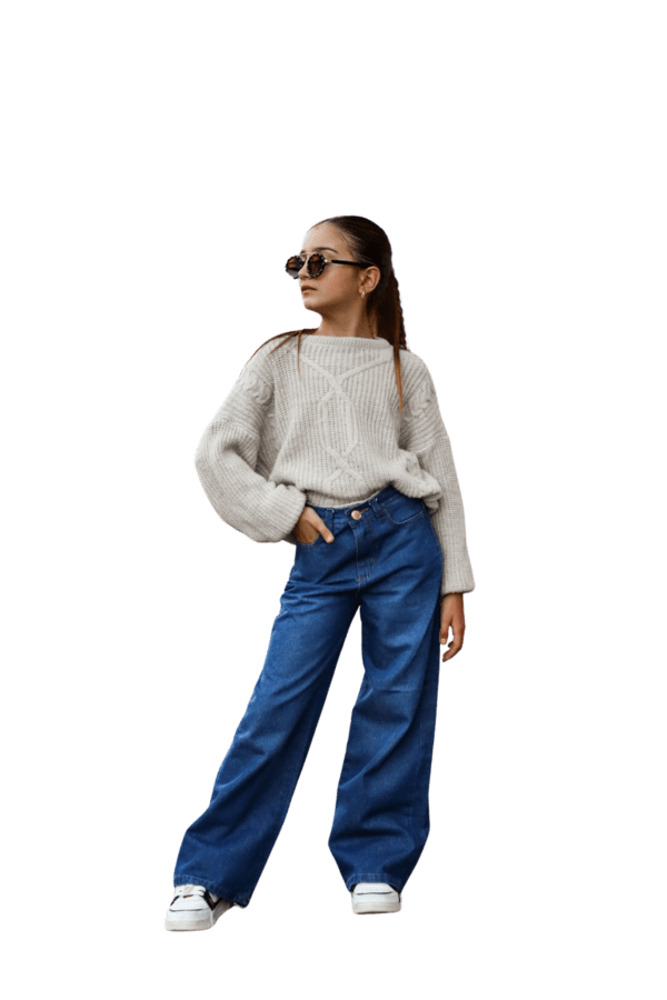 Jean Layla Wide Leg Rigido