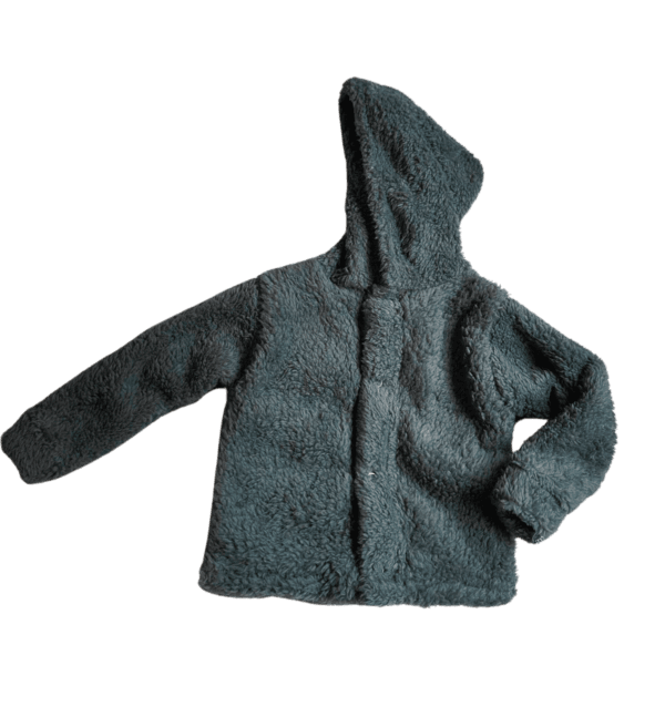 Campera Brea Gris Oscuro de corderito Linea Economica Minipat