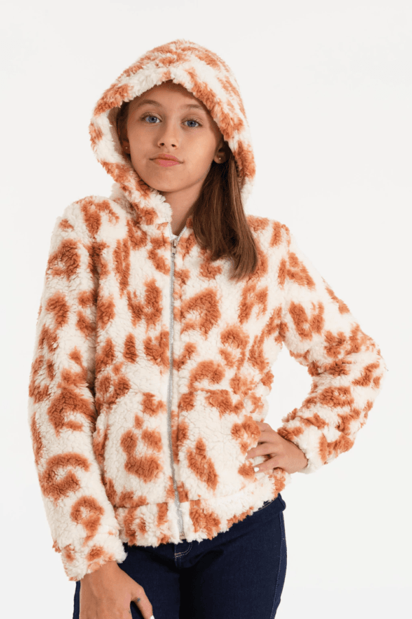 Campera Lucy corderito print