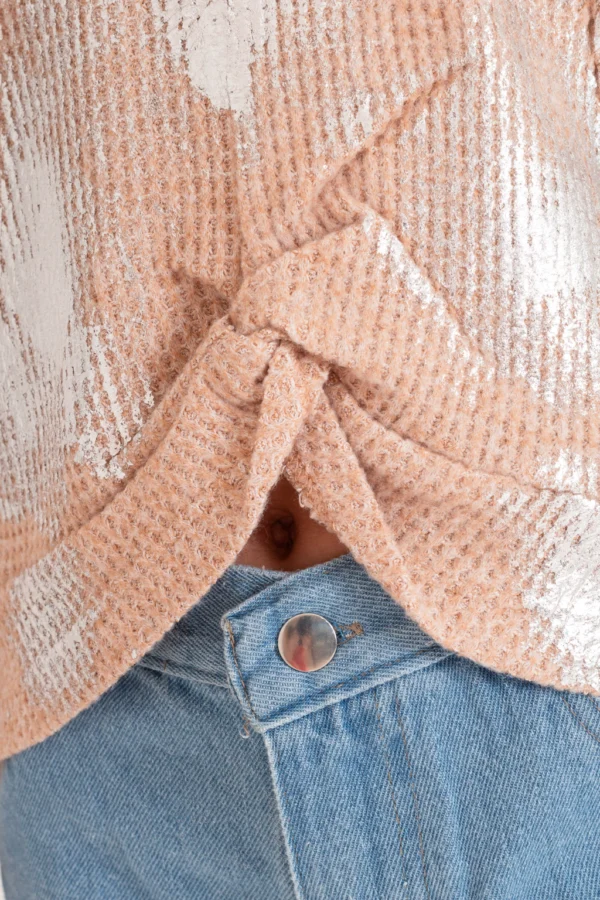 Sweater con nudo Francesca FOIL - Imagen 3