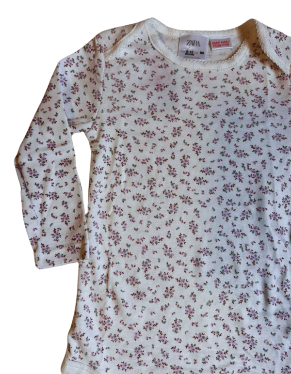 Body Tulipan ZARA Bebe IMPORTADO - Imagen 2