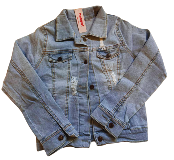 Campera Denim con bolsillos Niña - Imagen 4