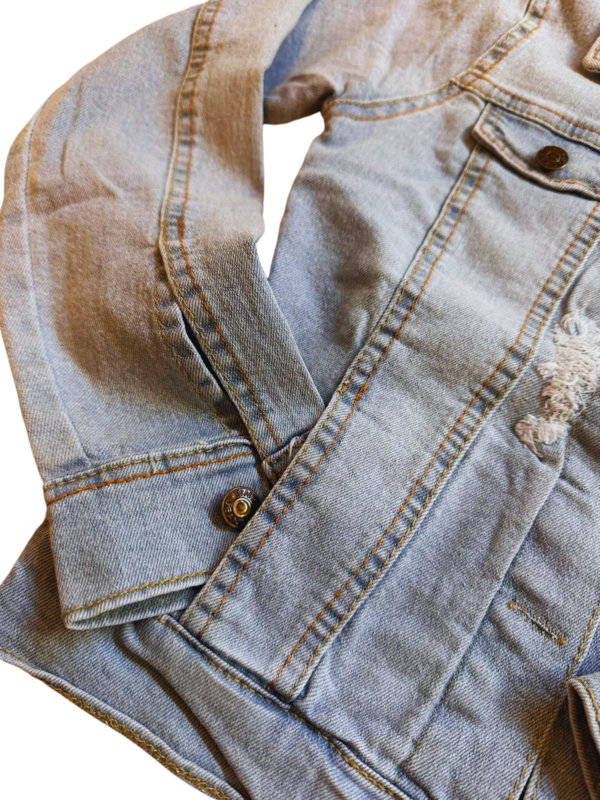 Campera Denim con bolsillos Niña - Imagen 6