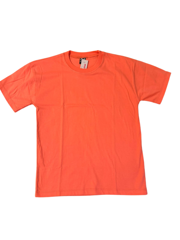 Remera Basica Salmon mangas cortas