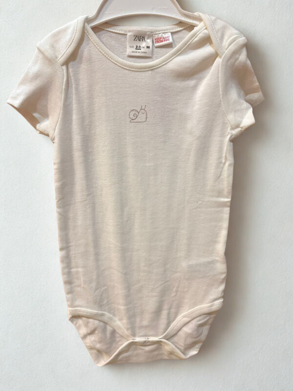 Body Mini Caracol Zara manga corta