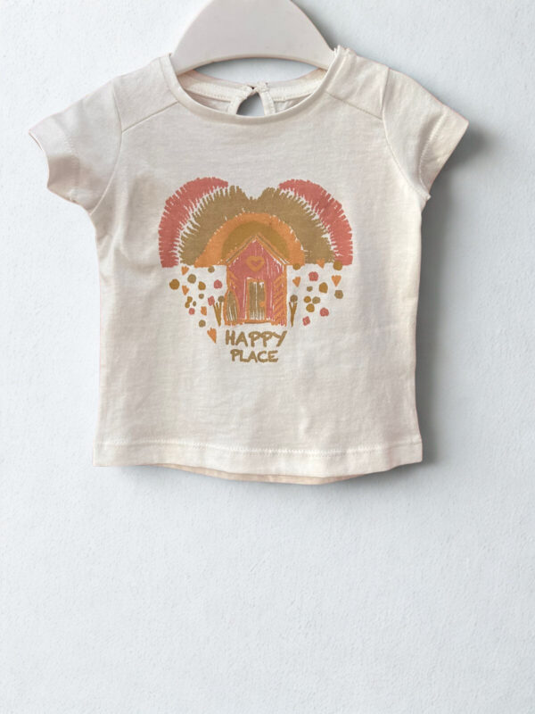 Remera Happy Place Colloky manga corta