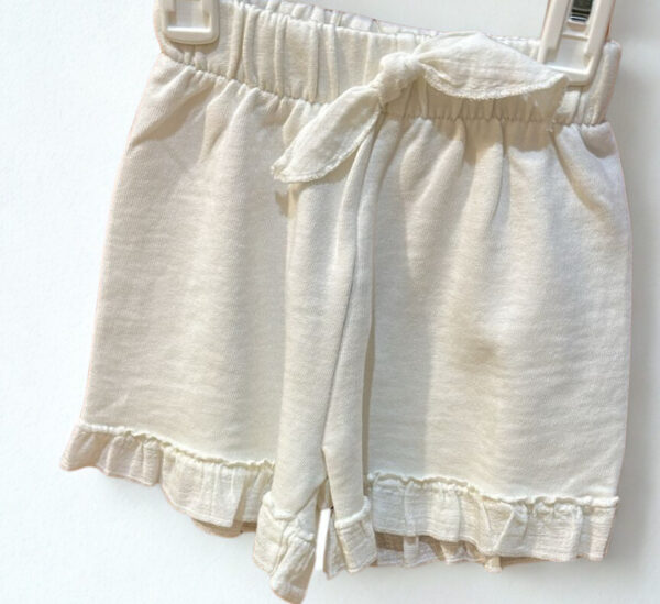 Short Volados Blanco Zara