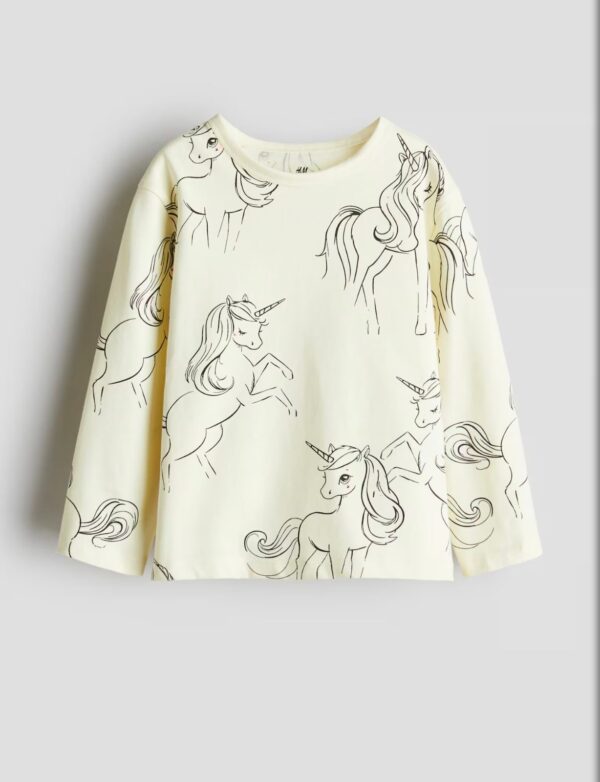 Remera Unicornios manga largas H&M