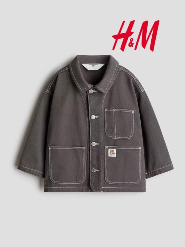Campera Camisera en sarga de algodon H&M