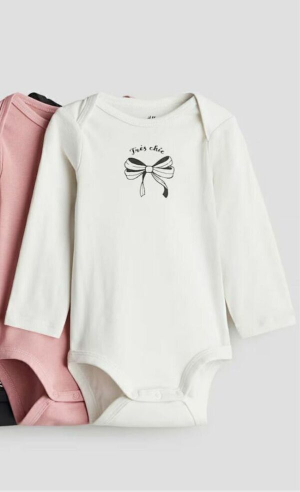 Body moño H&M manga larga