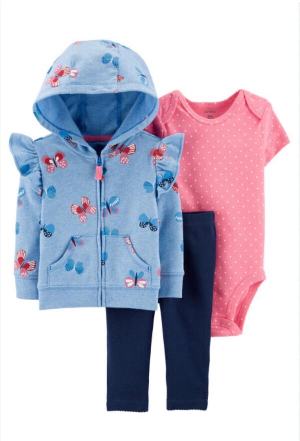 Campera Mariposa Carters media estacion