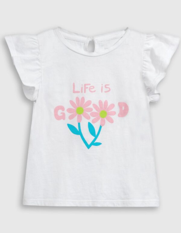 Remera Life is Good Colloky manga corta
