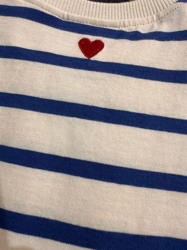 Remera Raya Corazon Zara manga corta - Imagen 2