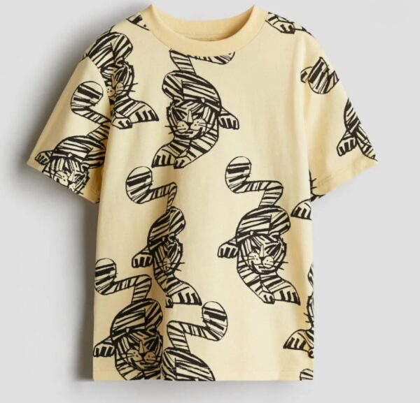 Remera Tigre H&M manga corta