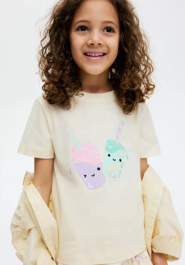 Remera Batidos H&M manga corta - Imagen 2