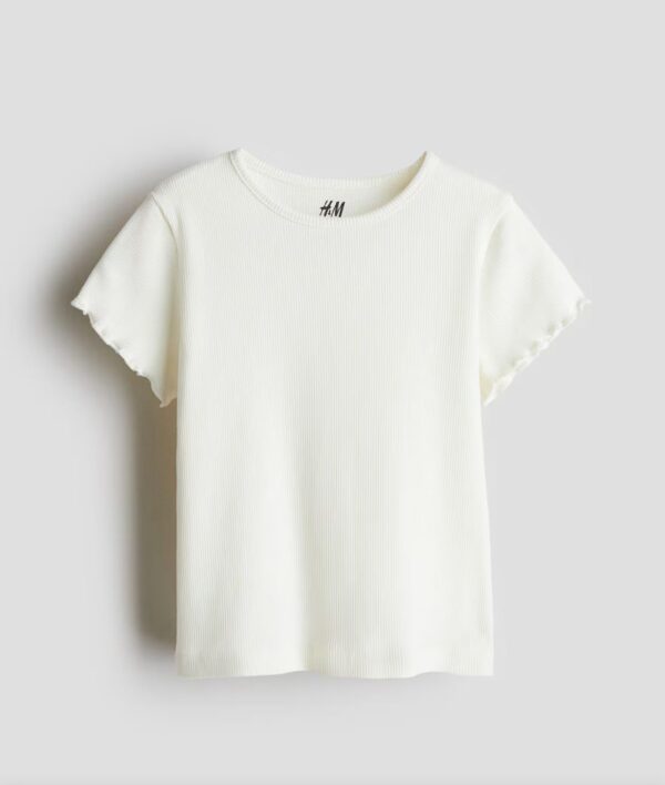 Remera Jersey Top H&M manga corta