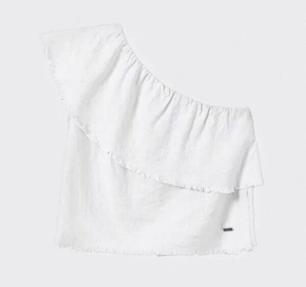 Remera un hombro volado Zara