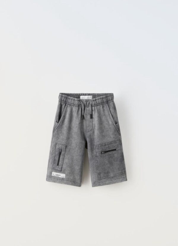 Bermuda simil Jean de algodon Zara