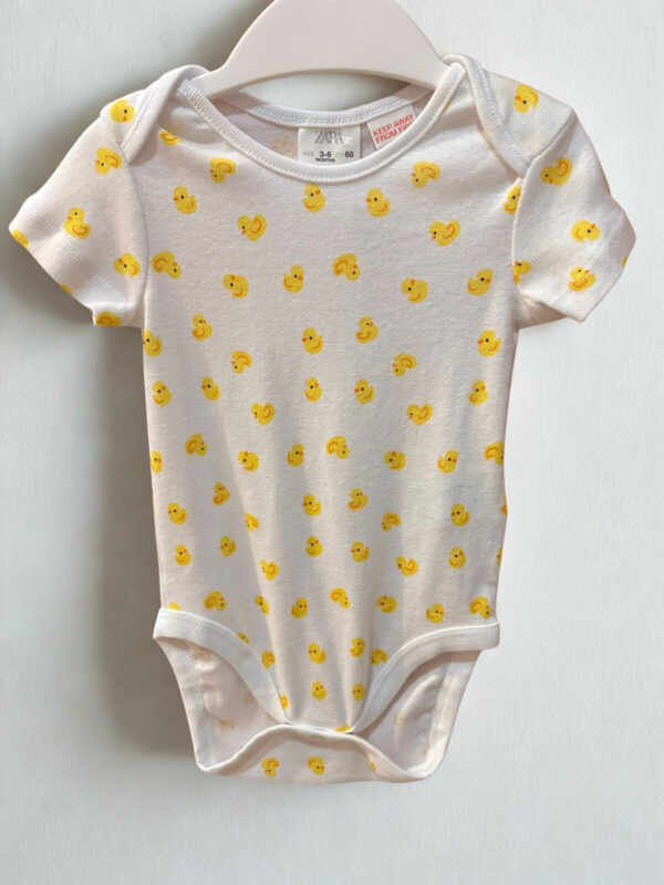 Body Patitos Zara manga corta